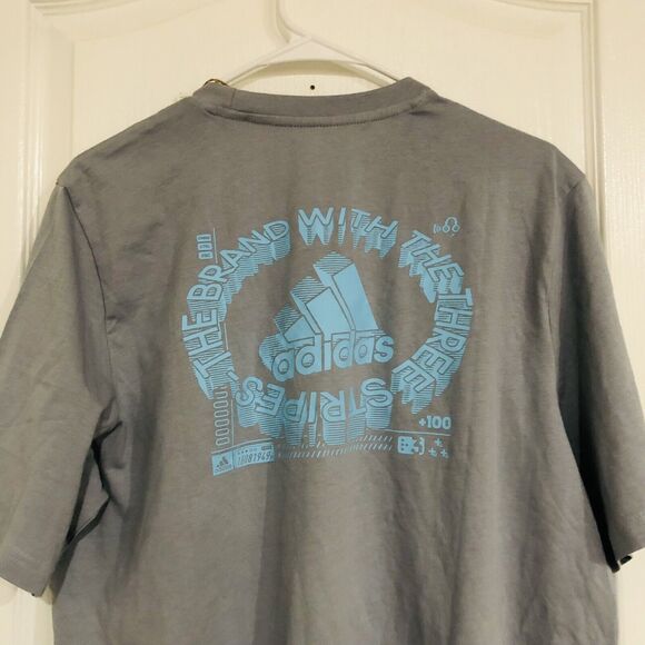 Adidas Men's Video Game Controller Graphic T-Shirt Short Sleeve Halo Gray Large - Picture 6 of 7